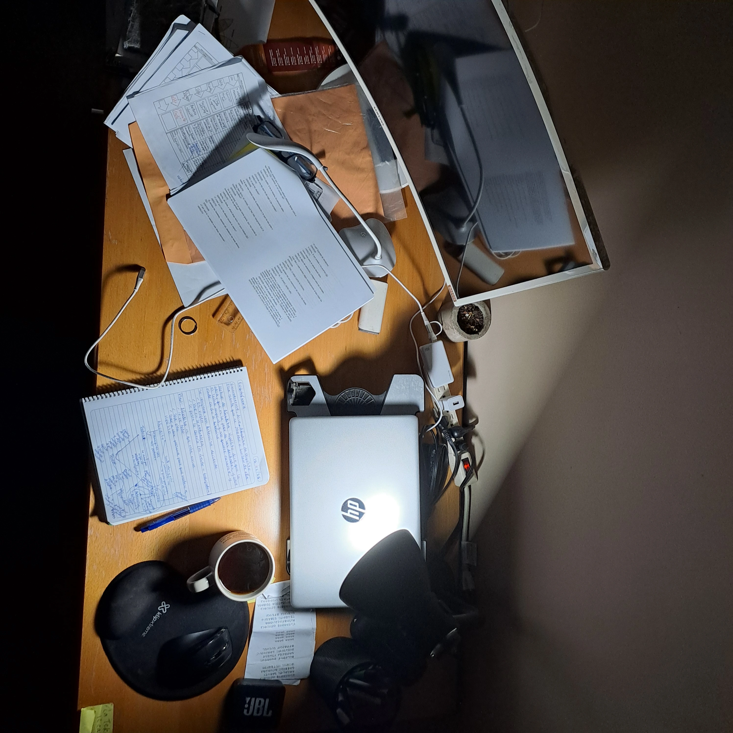 Mesa creativa para organizar